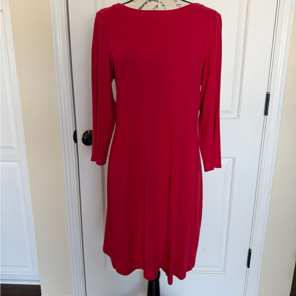Tommy Bahama Red Long Sleeve Dress